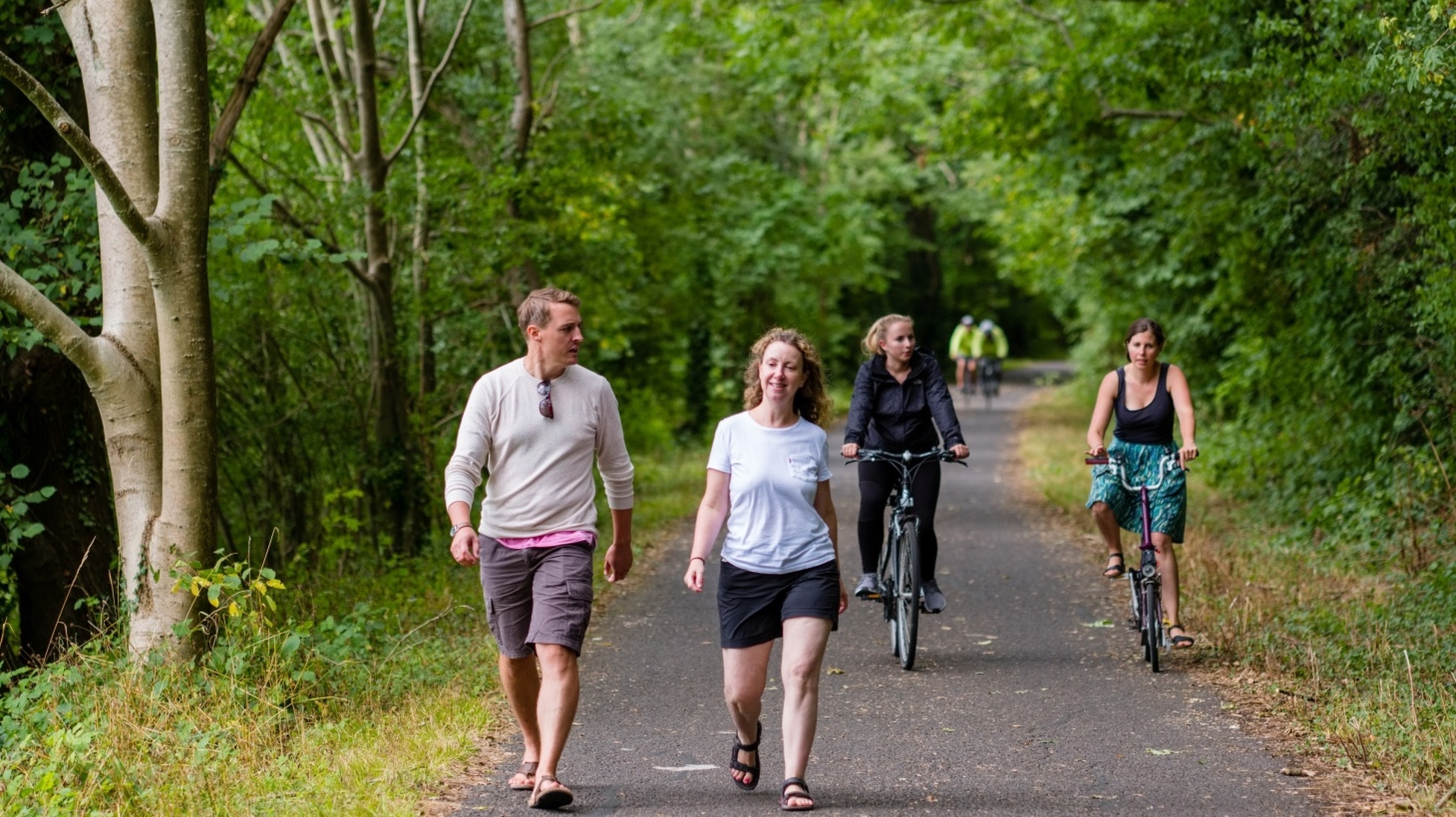 The site is sustainably located a short walk from local services and the proposals will place a focus on active travel.